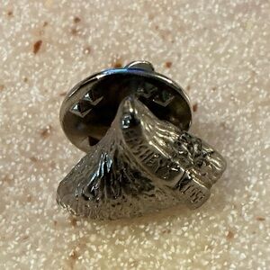Silver Hershey’s kiss pin